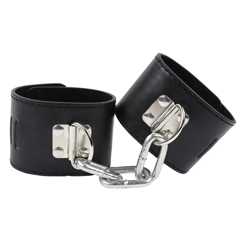 Hard Metal Chain Handcuffs Slave BDSM Wrist & Ankle Bondage Cuff Restraints Locking Shackles Erotic Products Sex Toys For Couple sex handcuffs sex toys
