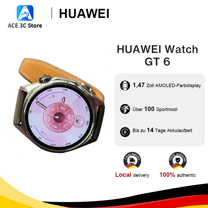 Smartwatch HUAWEI Watch GT 6 46mm z EU za $179.46 / ~684zł