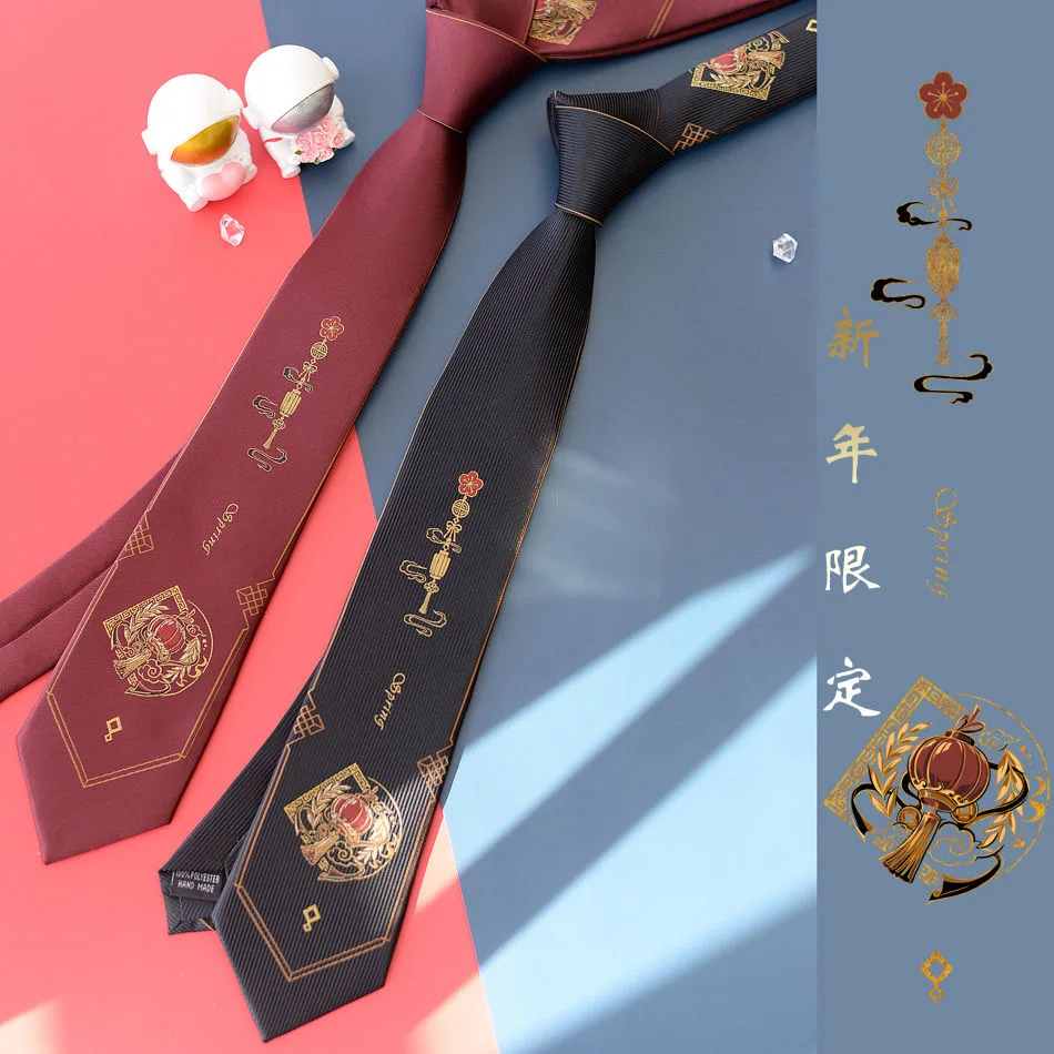 

Anime JK Uniform Ties Cosplay Harajuku Men Women Lolita Red Lantern Clothing Accessories Props Gift