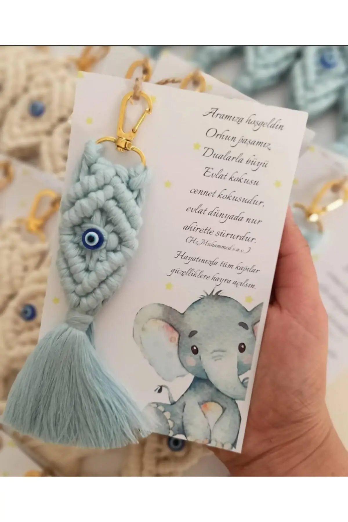 Portachiavi Macrame 50 Pezzi Possono Essere Personalizzati Compleanno Baby Shower Promessa Fidanzamento Matrimonio Occasioni Speciali Per Regalo