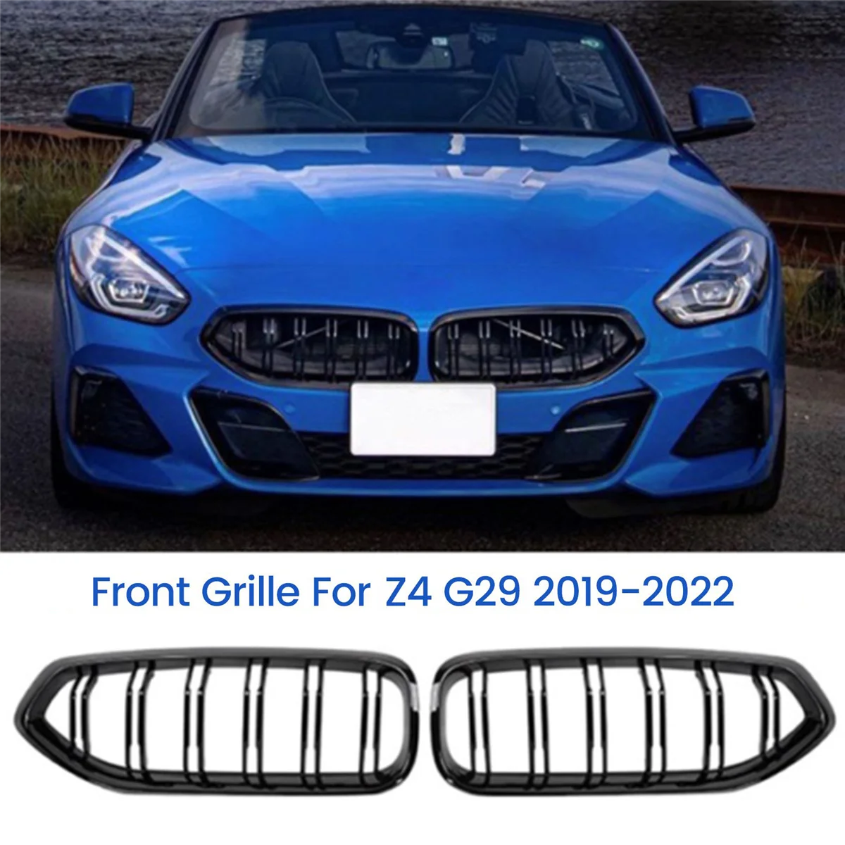 

2 шт., передняя решетка радиатора из углеродного волокна для BMW Z4 G29