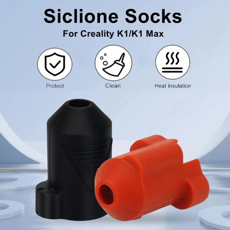 Silicone Sock For K1/K1Max Ceramic Heating Block Cover 3D Printer Hotend Case P9JB