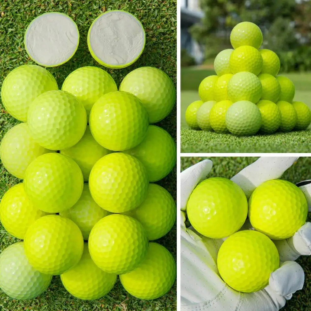 Description Picture 3 of itemNeon Color Golf Balls Golf Extreme Distance Double-layer Ball Professional Practice Golf Balls outdoor Indoor Training Balls