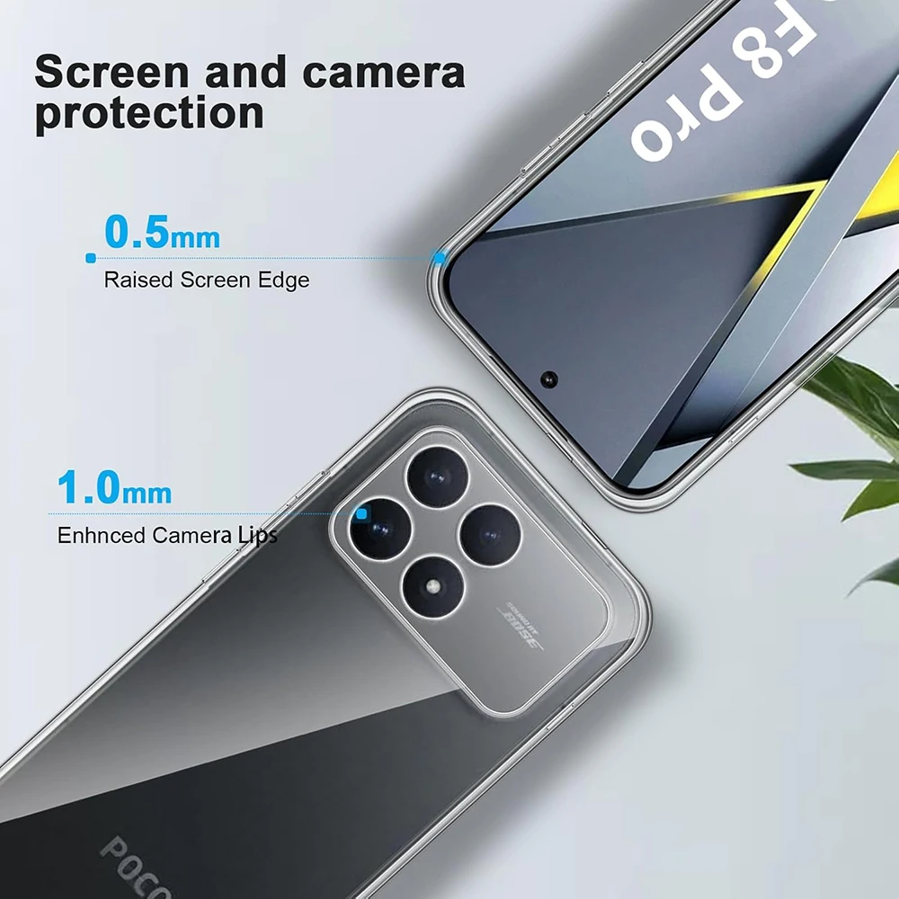 Ultra Thin Silicone Soft Clear Shockproof TPU Slim Phone Case