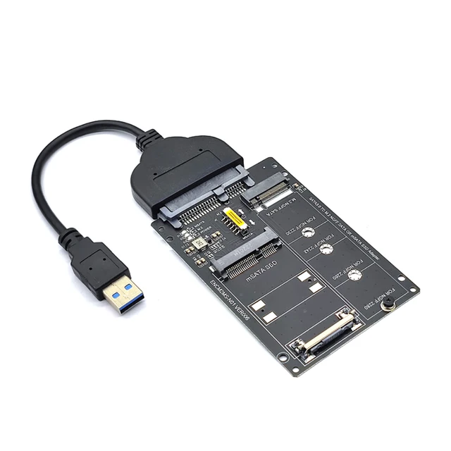 Nvme Ssd To Sata Hdd Adapter MSATA SSD To SATA B B+M