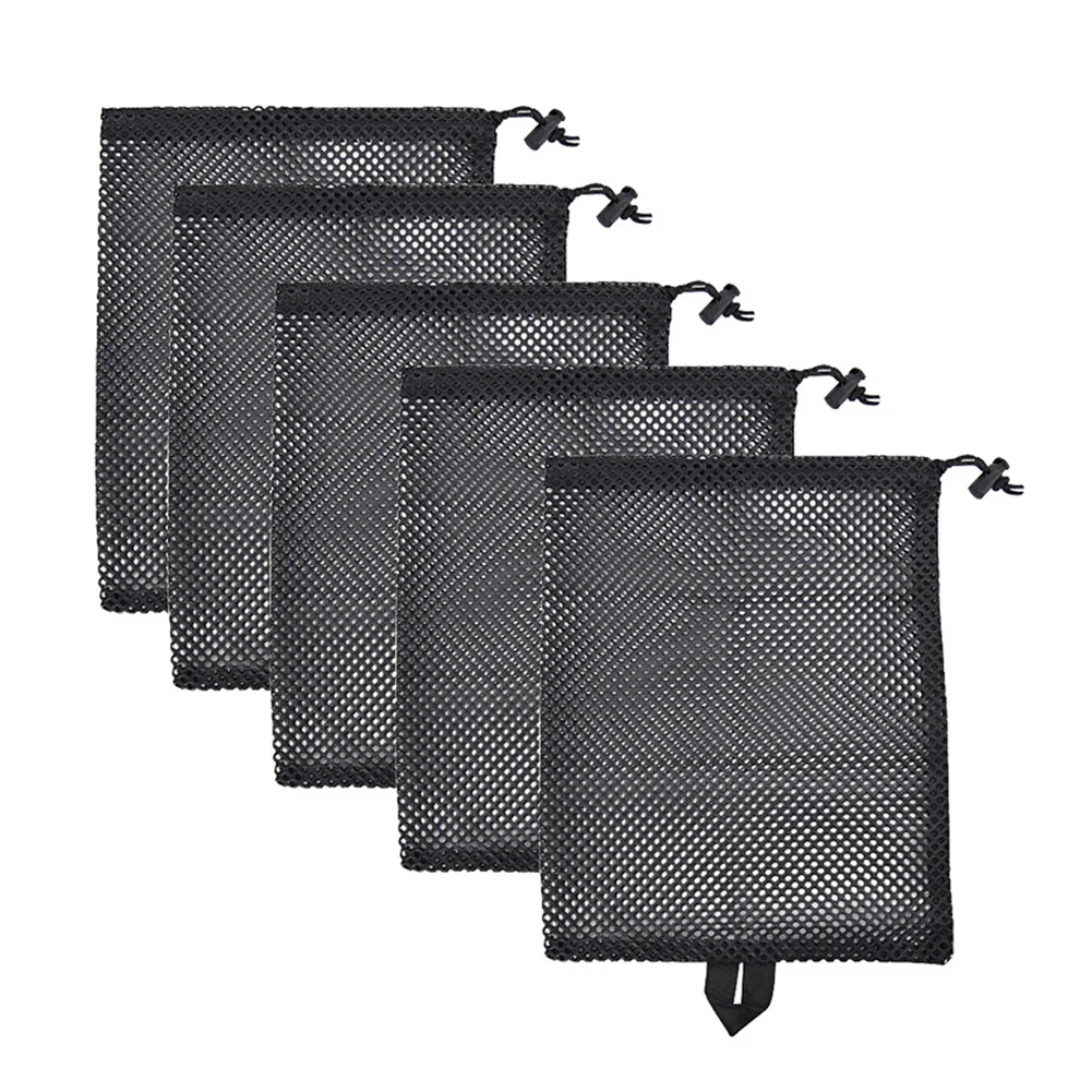 

Nylon Mesh Drawstring Pouch 5 Pack Drawstring Pouch Home Outdoor Travel Durable And Practical High Performance