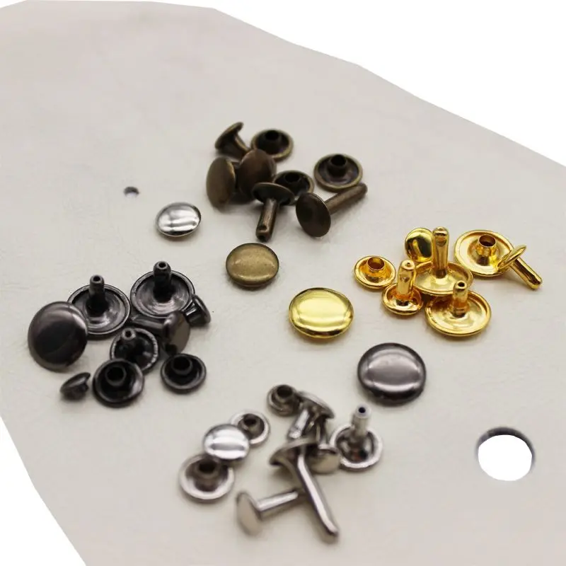 

Rivet Leather 4 Colors Brass Black Silvery Golden 6mm 7mm 8mm 9mm 10mm 12mm