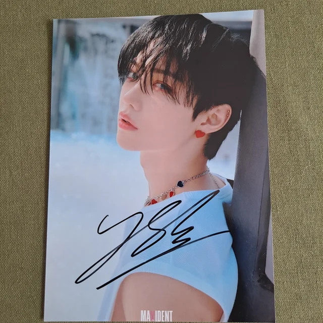 Hand Signed Stray Kids Autographed Maxident  Hand Signed Stray Kids Mini  Maxident - Cards & Invitations - Aliexpress