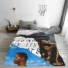 Manta de Collage Drake para el hogar, manta de franela súper suave para dormitorio, álbumes cómodos, rapero decorativo, Drakes, 3