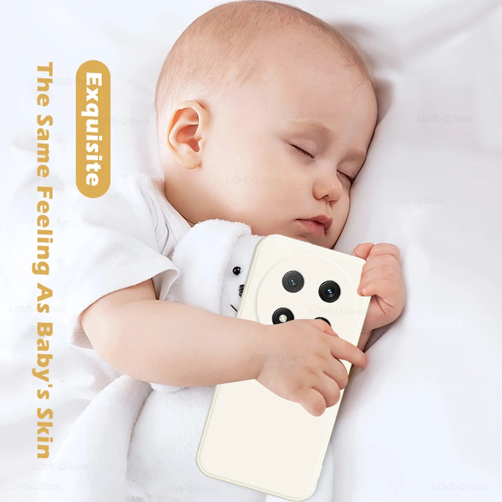 For Honor Magic 7 Lite Case Liquid Silicone Camera Lens Protector Phone Cases For Honor Magic 7 Magic7 Lite Pro 7Pro Magic 7lite 3