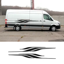 

2 Pack Car Cover Assssoires Cut Decal Door Long Stripe Sticker Car DIY Creative Sticker Fashion Styling for Truck RV Big Car