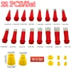 22PCS Stainless Steel Caulk Nozzle Applicator Caulking Finisher Glue Silicone Sealant Finishing Tool Kitchen Bathroom Sink Joint 2