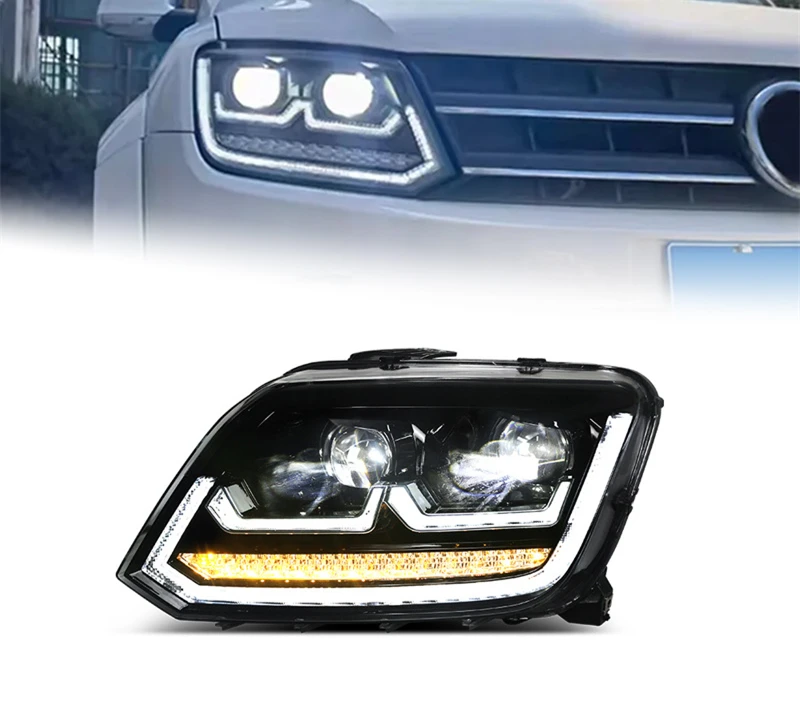 

Suitable for Volkswagen pickup Amarok Amarok headlight assembly modified LED daytime running light turn signal lens