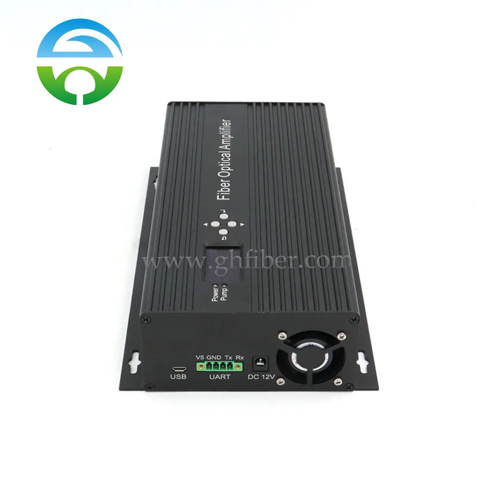 1550nm Mini Optical Amplifier 4 Port EDFA SC/APC Fiber Port