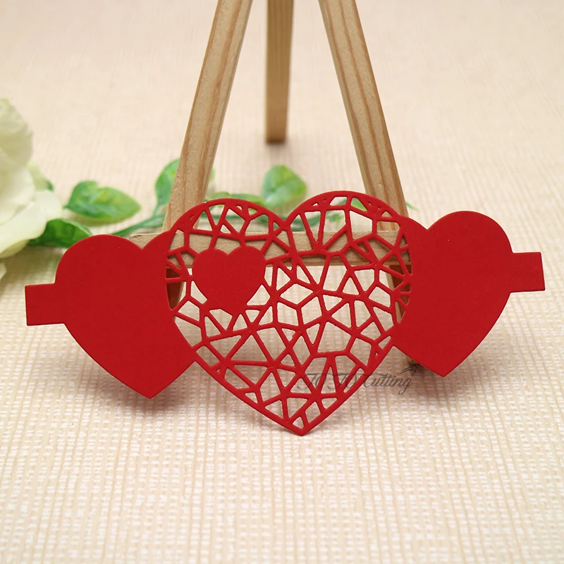 Craft Die Cut Heart Cutting Dies Scrapbook Album Cover Diy Embossing