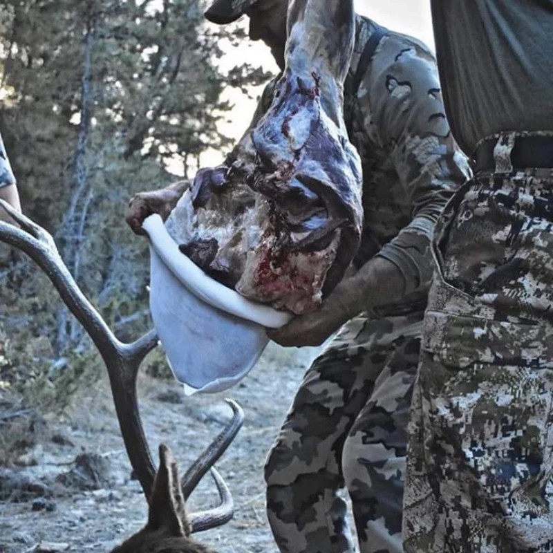 Reusable Big Game Bags Hunting Meat 4 Pack Meat Game Bags Rolled Heavy Duty Breathable Sheep for Elk Reindeer Antelope for Hunting Meat Bags