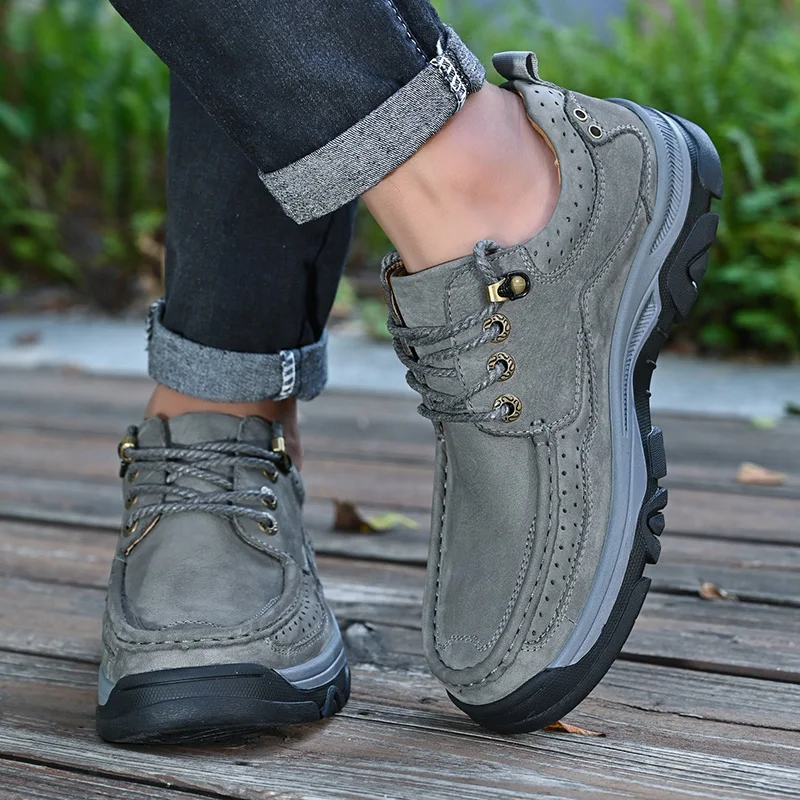 أحذية رجال الأعمال الرسمية الجديدة غير الرسمية - طبقة علوية من الجلد ناعمة ومريحة داخلية مع نعل مبطن وأحذية مداس غير قابلة للانزلاق