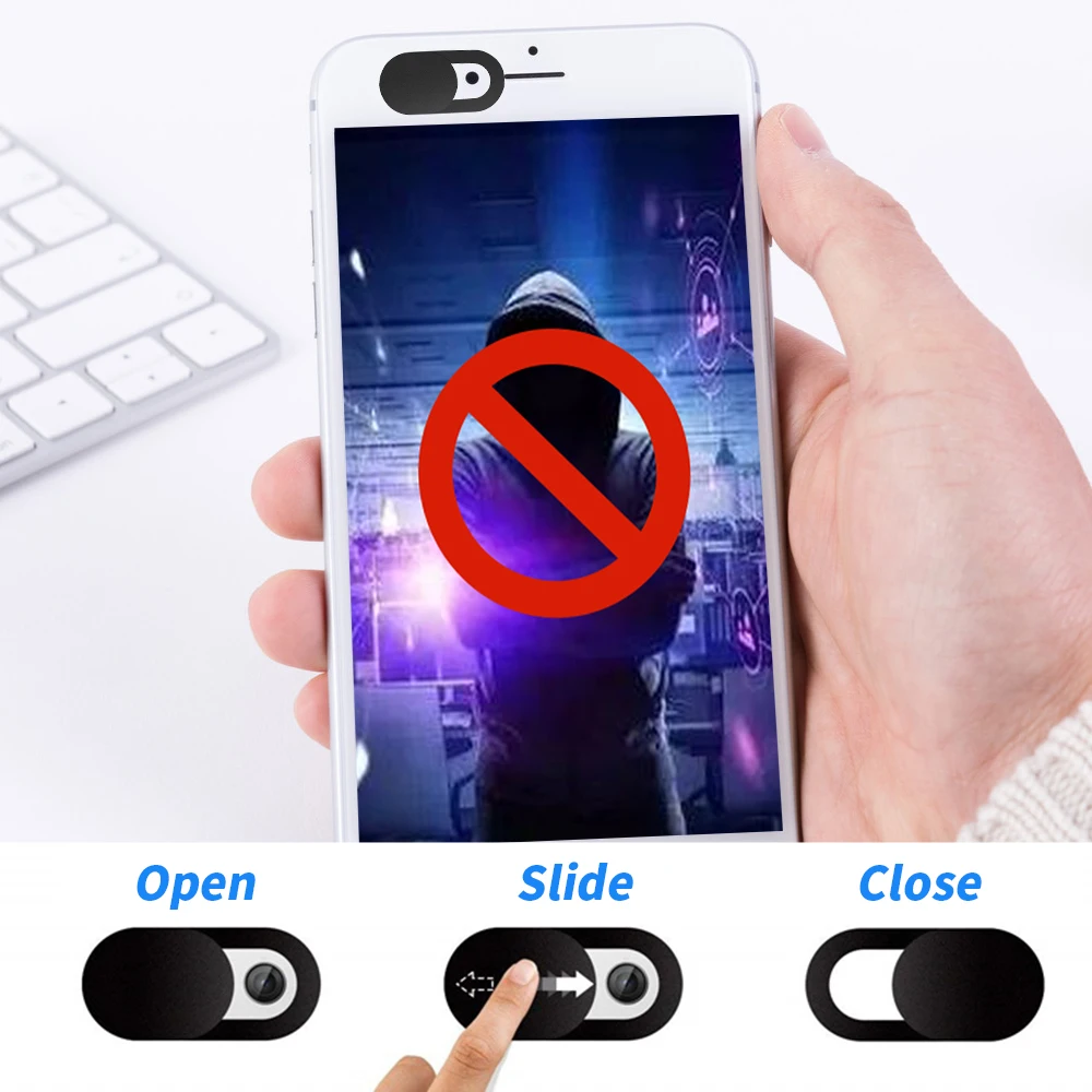 Privacy Protecting Magnetic Webcam Cover Slider