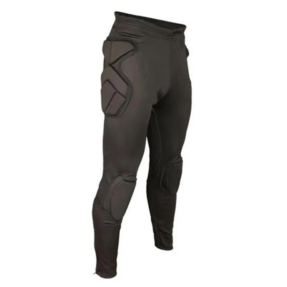 Men Soccer Goalkeeper Training Pants EVA Thicken Sponge Protection Mens Football Rugby Knee Hip Pad Trousers Long Pant