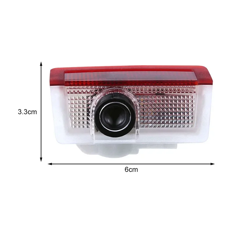 2pcs HD Led Car Door Projector Lamps Car Accessories For Mercedes Benz GLK X204 2008-2015 Amg A W168 W169 B Class
