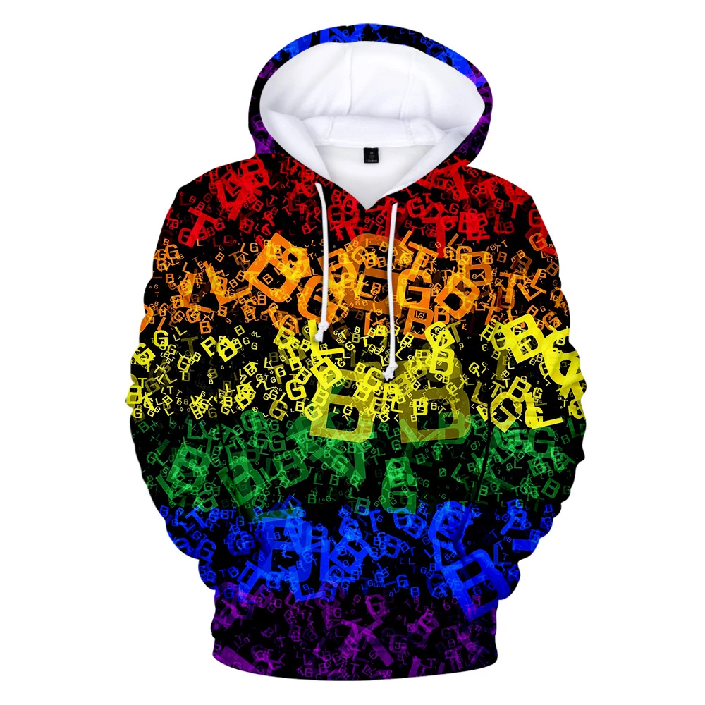 

Newest Lgbt 3D Printed Hooded Sweatshirt Men/women Casual and Comfortable Harajuku Spring and Autumn Plus Size Hoodies Coat