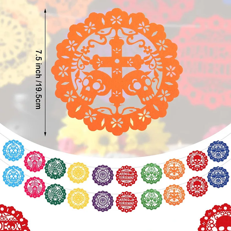 JOUR Des MORTS, Papel Picado, Papel Picado Calavera, Dia De Muertos