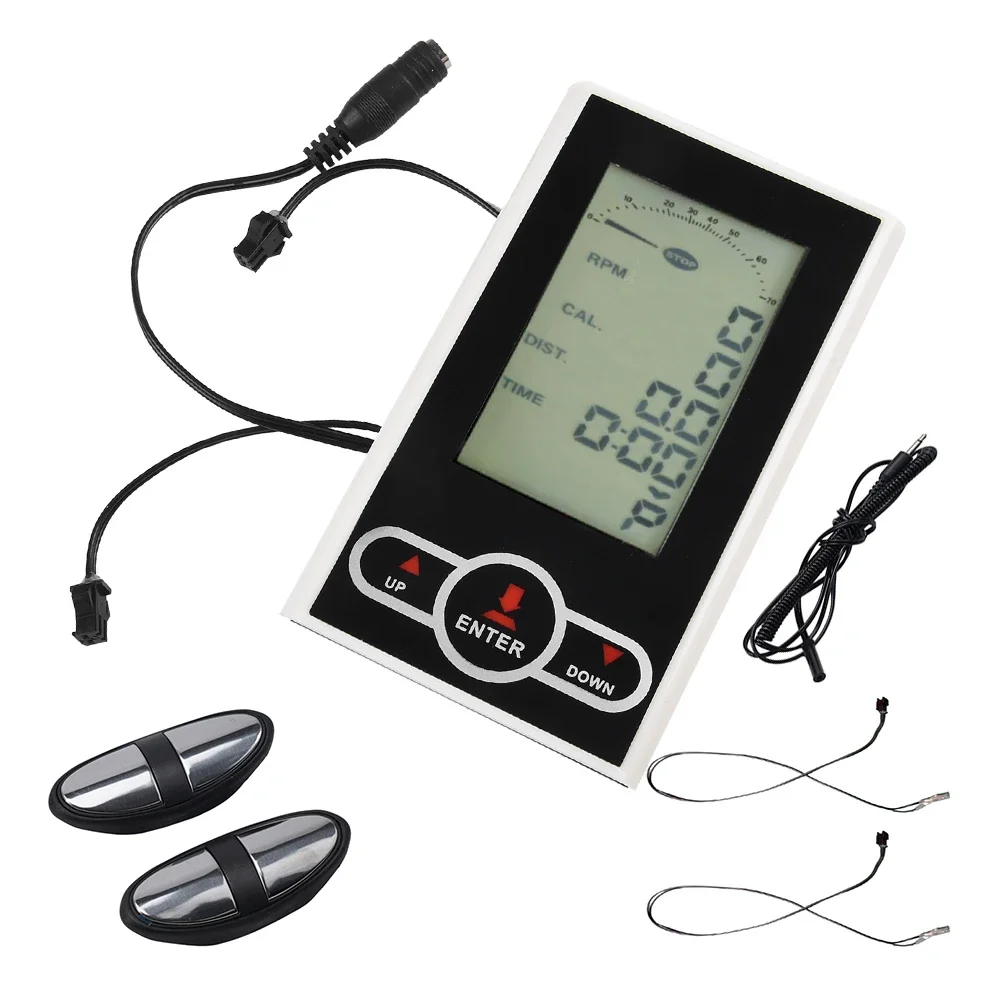 Mileage Speedometer Display Exercise Bike Monitor Heart Rate Mileage Product Name Scan Speed Elliptical Trainer Display