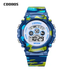 Kids Cartoon Digital Watch - Fun and Colorful Electronic Wristwatch for Children, Ideal Gift for Girls and Boys (Blue 2)