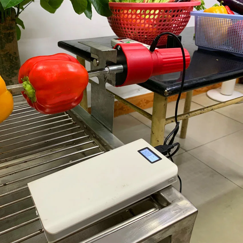 BBQ Grill Motor Outdoor Picnic USB Barbecue Motor Rotisserie Rotator Roast Bracket Holder Supplies Kitchen BBQ Cooking Tools 3