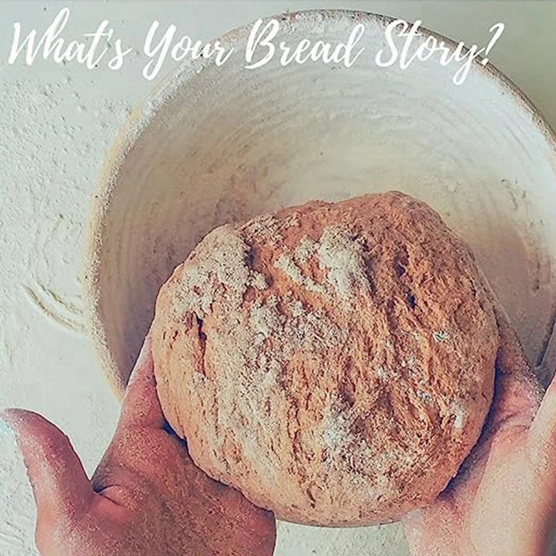 Round Proofing Basket, Easy To Bake Bread, Bread Fermentation, Bread Basket With Washable Cloth