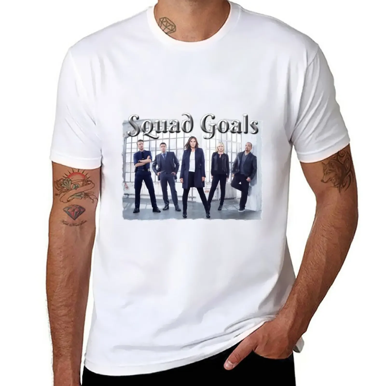 

Squad Goals - SVU T-Shirt korean fashion boys whites plus sizes men clothings