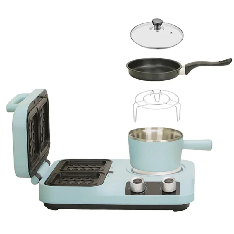 4-in-1 Breakfast Machine All-in-one Home Multifunctional Sandwich Maker Frying Toaster Toaster