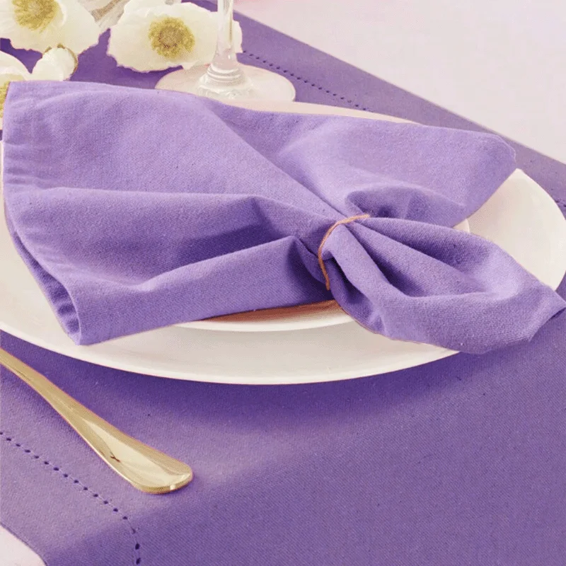 Tablecloth Napkin Durable Polyester Thickened Placemat Reusable For Kitchen Dining Wedding Decoration Garden Birthday Party