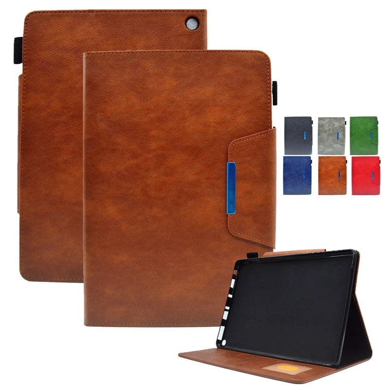 Per Amazon Fire Max 11 Custodia 2023 Pu Leather Flip Stand Business Folio Smart Cover Per Funda Fire Max11 Max 11 Cover Case + Pen