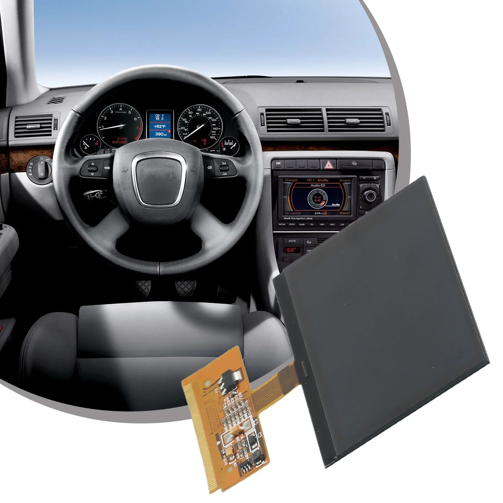 Instrument cluster display LCD screen for A4 B5 1995-2001 A6 C5 1997-2004 replacement part