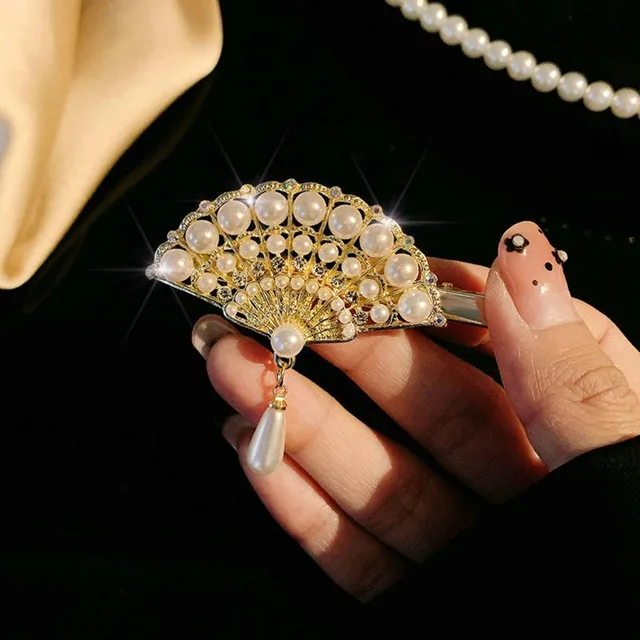 Top Daisy Rhinestone Hairpin Hair Clips 5