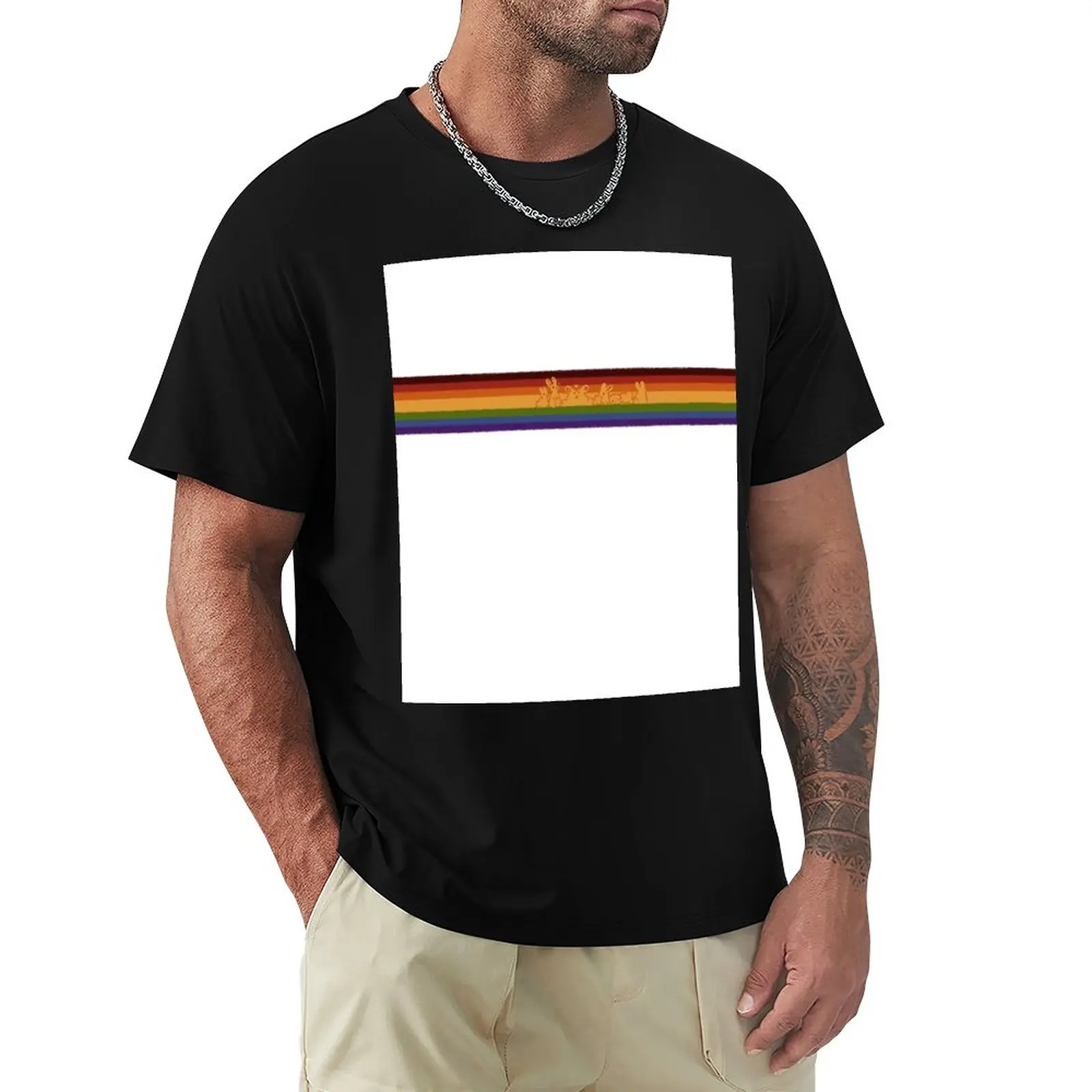 

Gay Pride Rabbits T-Shirt black t shirts hippie clothes mens big and tall t shirts