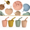 1Pcs Reusable Silicone Children Drinking Water Straw Baby Infant Feeding Straw Dishes Supplies Baby Accessories 5
