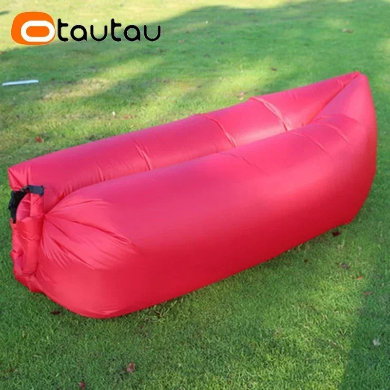 OTAUTAU Ultra Light Pillow Style Lazy Sofa Inflatable Sofa Portable Foldable Sleeping Bag Bed SF284 inflatable sofa
