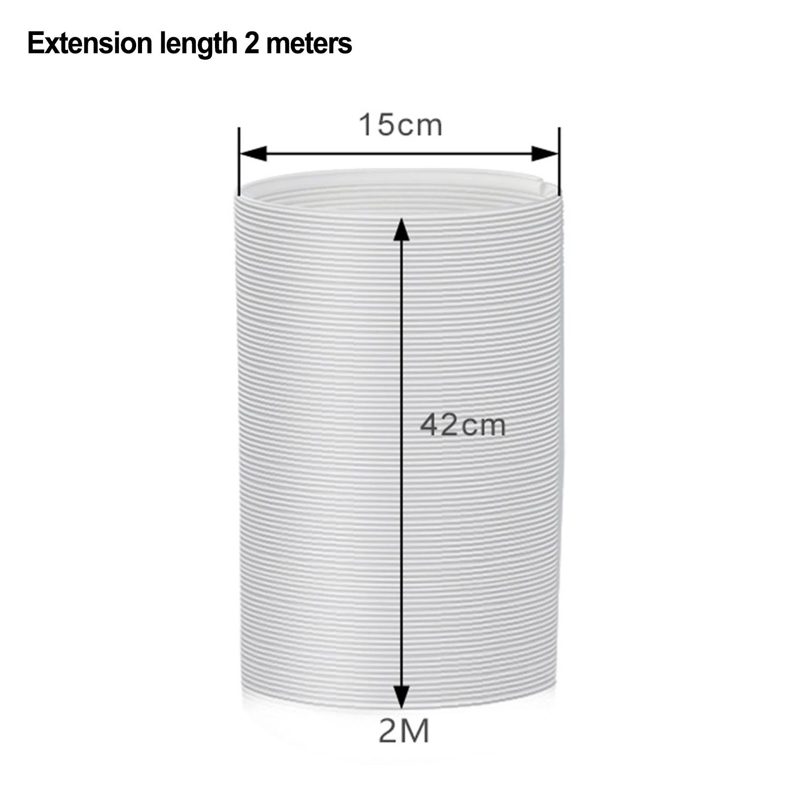 Air Conditioner Accessories Air Hose Connector 130/150mm Flexible Exhaust Pipe Vent Hose For Mobile Portable Air Conditioner