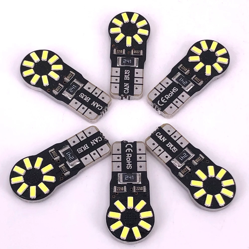 �ڵ��� T10 LED 100 194 W5W 168 SMD 18 LED �ڵ� ��� ���� ���� ���� ���̵� ���� DC12V, 3014 ��