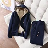 Autumn Winter Sweatshirt Sweatpants Two-piece Suit Women Fleece Thicken Sports Casual Sets Hoodies Coat Trousers 2-piece Sets 5