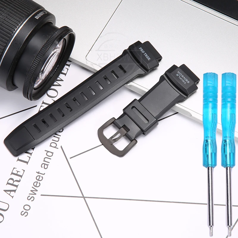 Resin Watchband For Casio Pro Trek Prg 260 500 Prw 2000 2500