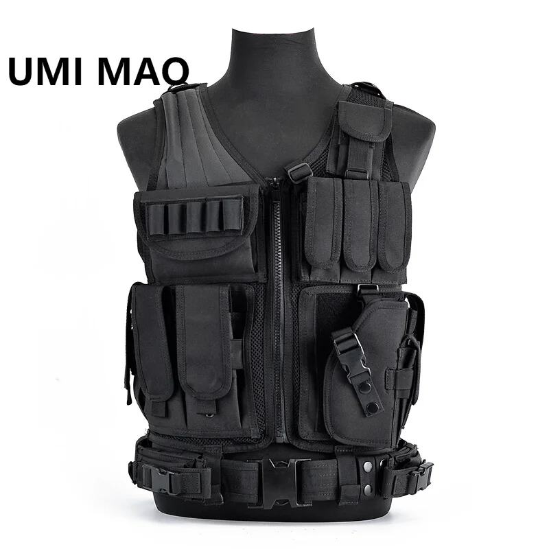 

Adjustable Molle Tactical Vest Military Combat Body Armor Vests Security Hunting Army Outdoor CS Game Airsoft Training Jacket