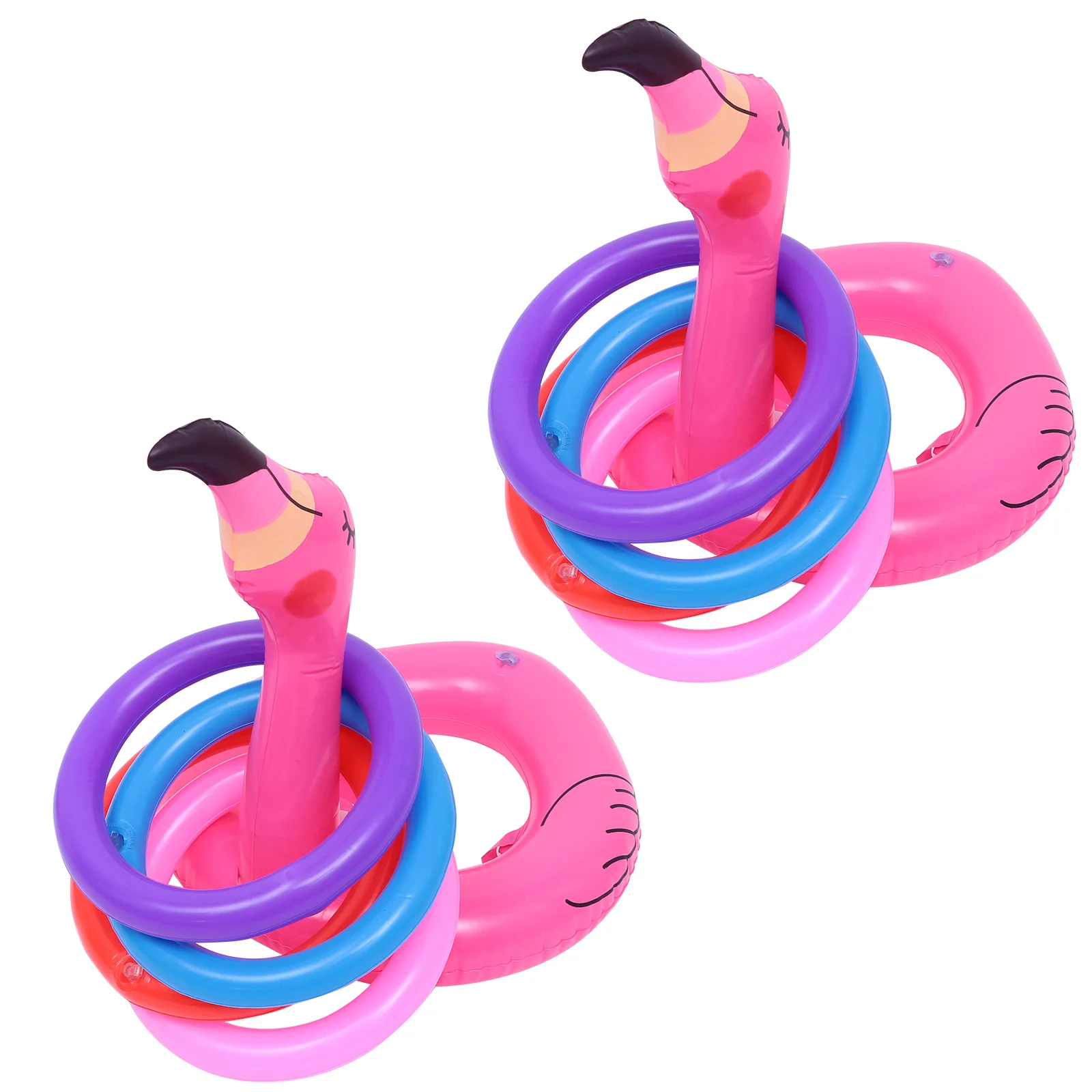 2 Sets Ferrule Summer Water Toy Children’s Toys Funny Ring Throwing Decorations