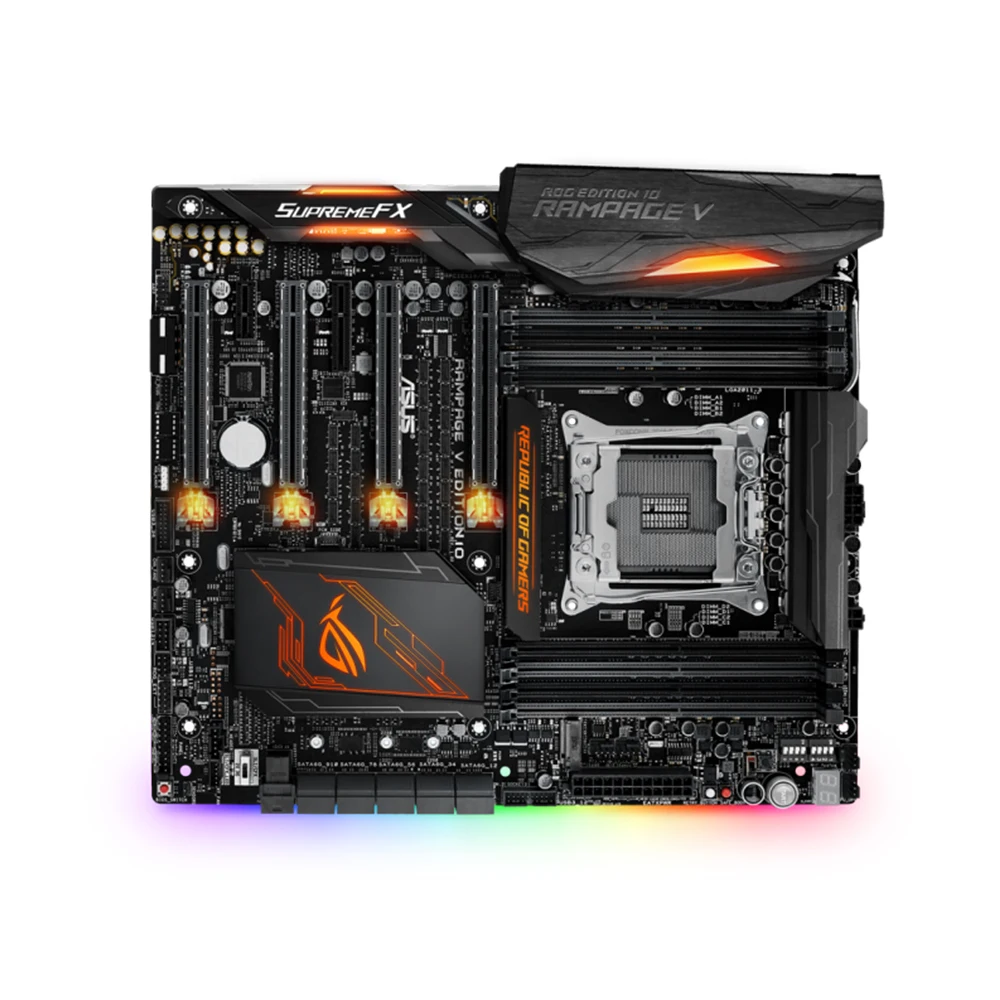 ASUS RAMPAGE V EDITION 10 E-ATX Motherboard DDR4 RAM