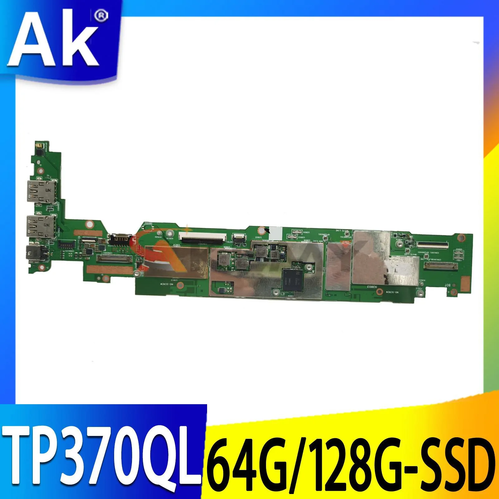 Shenzhen Tp370ql Main_bd._ 4g Msm8998 64g 128g-ssd Mainboard para Asus Tp370ql Tp370q Tp370 Laptop Motherboard 90nr0060-r00040