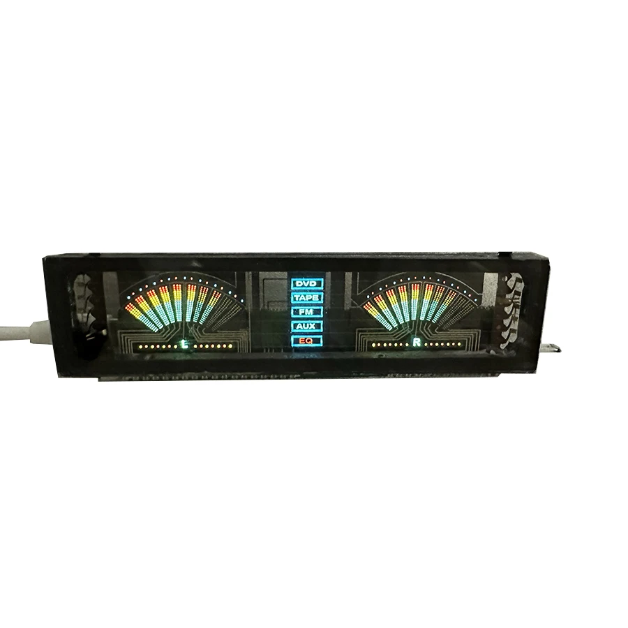 Voice-Activated LED Music Spectrum Display with Adjustable Sensitivity
