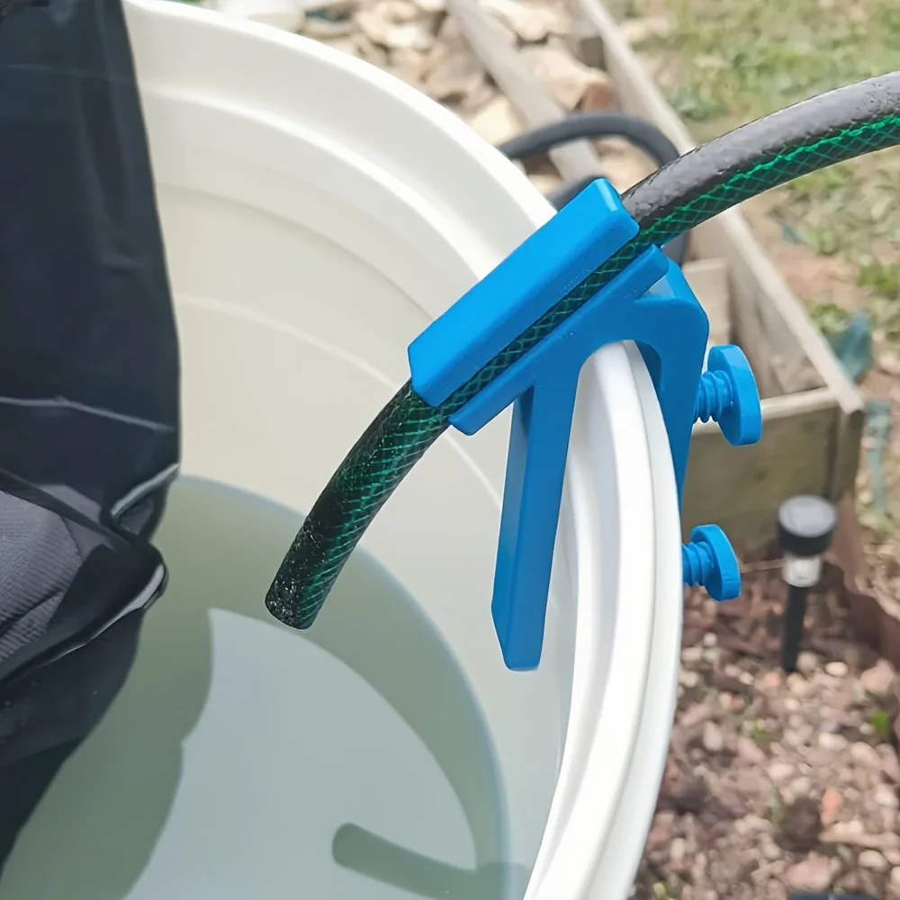 1 Stück Verstellbare Kunststoff-Wasserrohrklemme mit Gebogenem Design, Multifunktionaler Hochleistungs-Schlauchhalter, Einfach zu Installierender Befestigungsclip