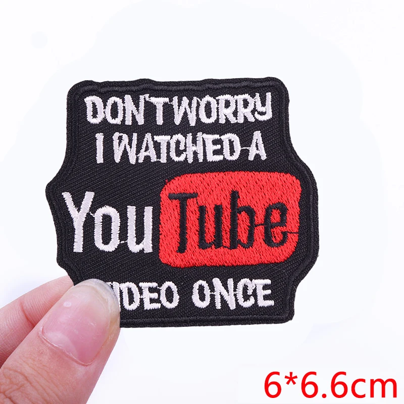 Embroidered Personality Slogan Iron-On Patch